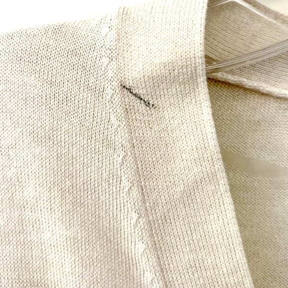 NWT A New Day Womens Lightweight Cream Cropped Cardigan Button Front Size SMALL - Picture 9 of 9